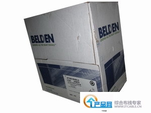 百通BELDENCDT超五類線(305米)藍色工程線AP1690